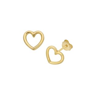 Maya srebrne naušnice s pozlatom