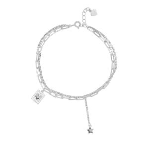 Olga srebrna narukvica