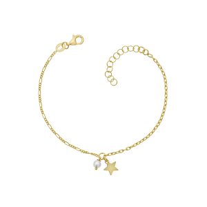 Star Pearl srebrna narukvica