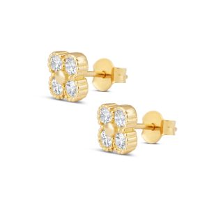 Violetta zlatne naušnice