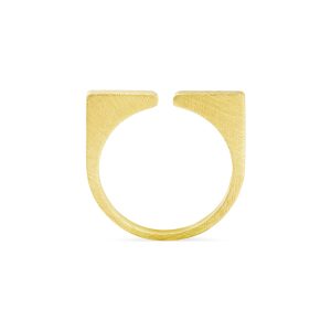 Velda srebrni prsten s pozlatom