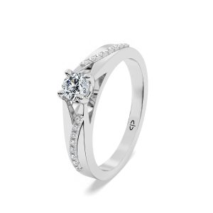Zaručnički prsten PZ-2390 s dijamantom od 14 karatnog zlata