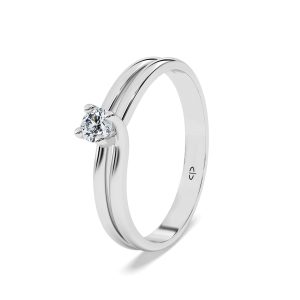 Zaručnički prsten PZ-2420 s dijamantom od 14 karatnog zlata
