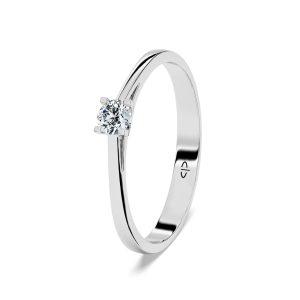 Zaručnički prsten PZ-3001 s dijamantom od 14 karatnog zlata