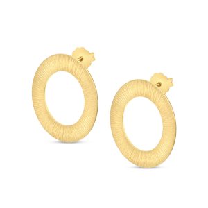 Pacifica srebrne naušnice s pozlatom