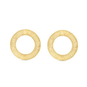 Pacifica srebrne naušnice s pozlatom