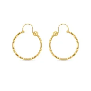 Calantha srebrne naušnice s pozlatom