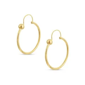 Calantha srebrne naušnice s pozlatom