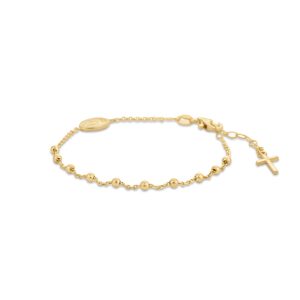 Gabi srebrna narukvica s pozlatom