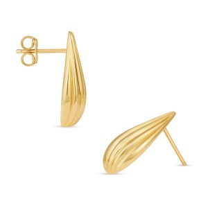 Madera zlatne naušnice