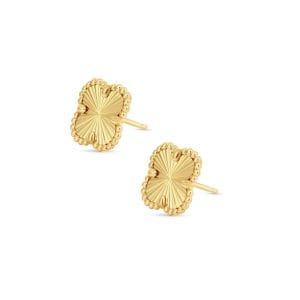 Shamrock zlatne naušnice