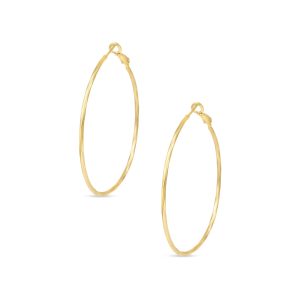 Stromby srebrne naušnice s pozlatom