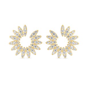 Harby srebrne naušnice