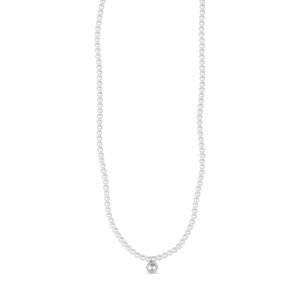 Henley srebrna ogrlica s pozlatom