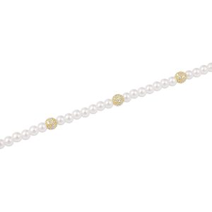 St Ives srebrna ogrlica s pozlatom