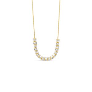 Southampton srebrna ogrlica s pozlatom