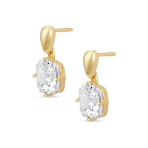 Porvenir srebrne naušnice s pozlatom