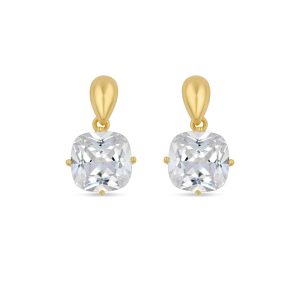 Porvenir srebrne naušnice s pozlatom