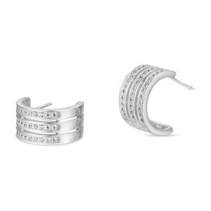 Yale srebrne naušnice