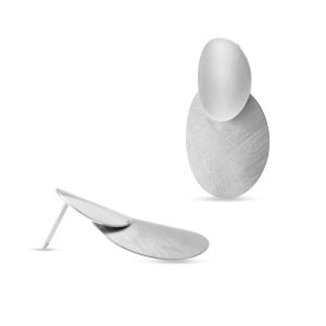 Palermo srebrne naušnice s pozlatom