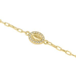 Albinia srebrna narukvica s pozlatom