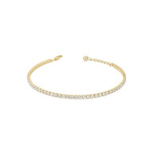 Zamora srebrna narukvica s pozlatom