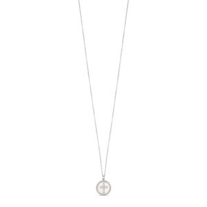 Napola srebrna ogrlica