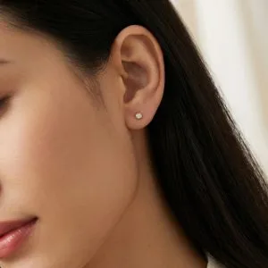 Ibia zlatne naušnice s dijamantima