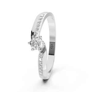 Zlatni prsten PZ-3107 s cirkonom