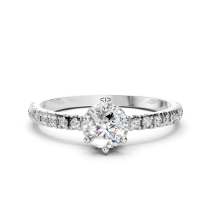 Zlatni prsten PZ-3108 s cirkonom