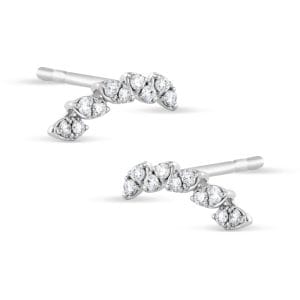 Meridiana zlatne naušnice s dijamantima