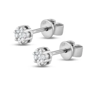 Naos zlatne naušnice s dijamantima