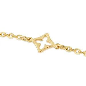 Flowers zlatna narukvica