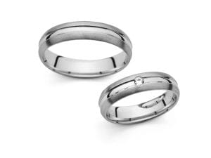 Vjenčano prstenje od platine PM-1513