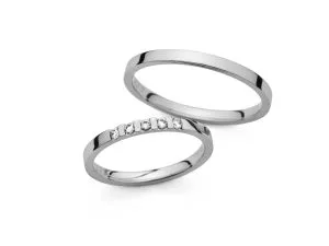 Vjenčano prstenje od platine PM-223