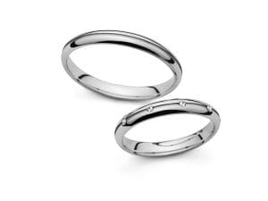 Vjenčano prstenje od platine PM-3022