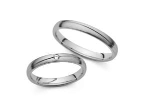 Vjenčano prstenje od platine PM-3025