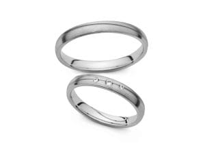 Vjenčano prstenje od platine PM-3027