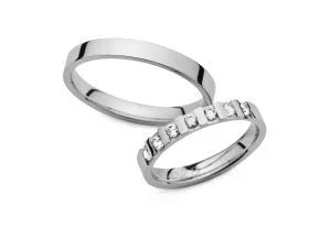 Vjenčano prstenje od platine PM-3028