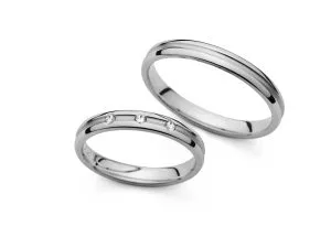 Vjenčano prstenje od platine PM-3029