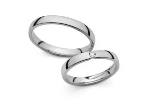 Vjenčano prstenje od platine PM-3030