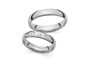 Vjenčano prstenje od platine PM-4266