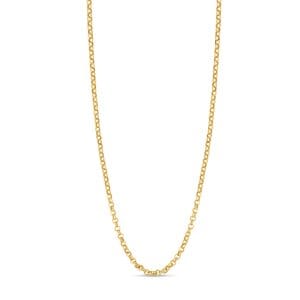 Round zlatni lančić