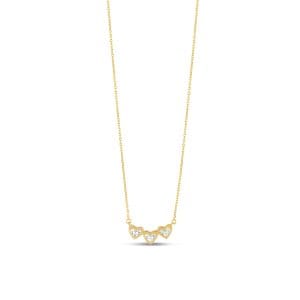 Marigny srebrna ogrlica s pozlatom