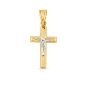 Cross zlatni privjesak