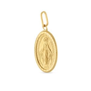 Saint M zlatni privjesak