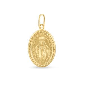 Saint M zlatni privjesak